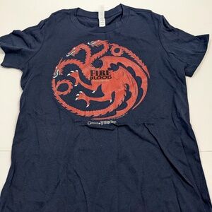 Game Of Thrones Fire And Blood Targaryen T-Shirt Size Women's Small New